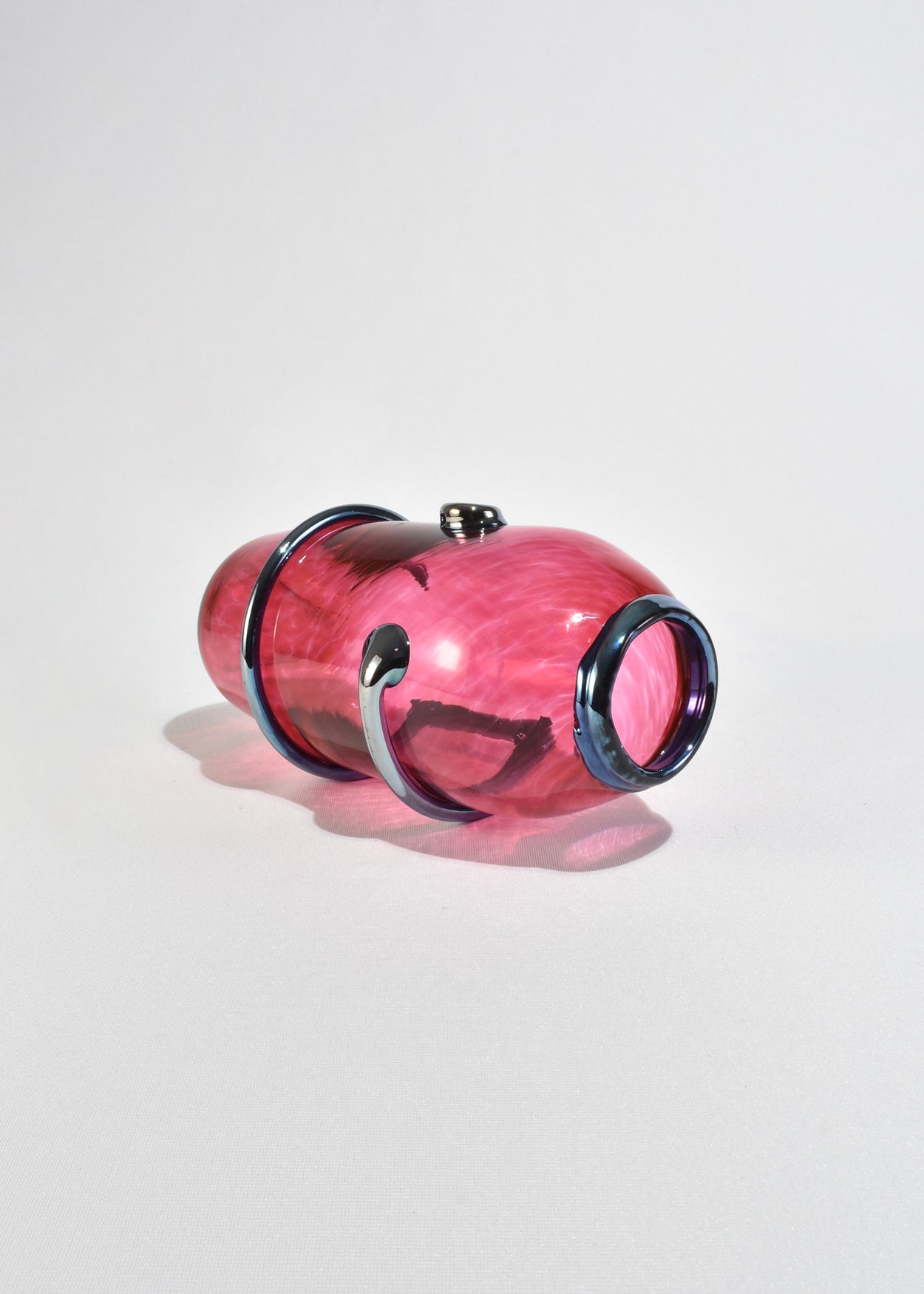 Pink Art Glass Vase