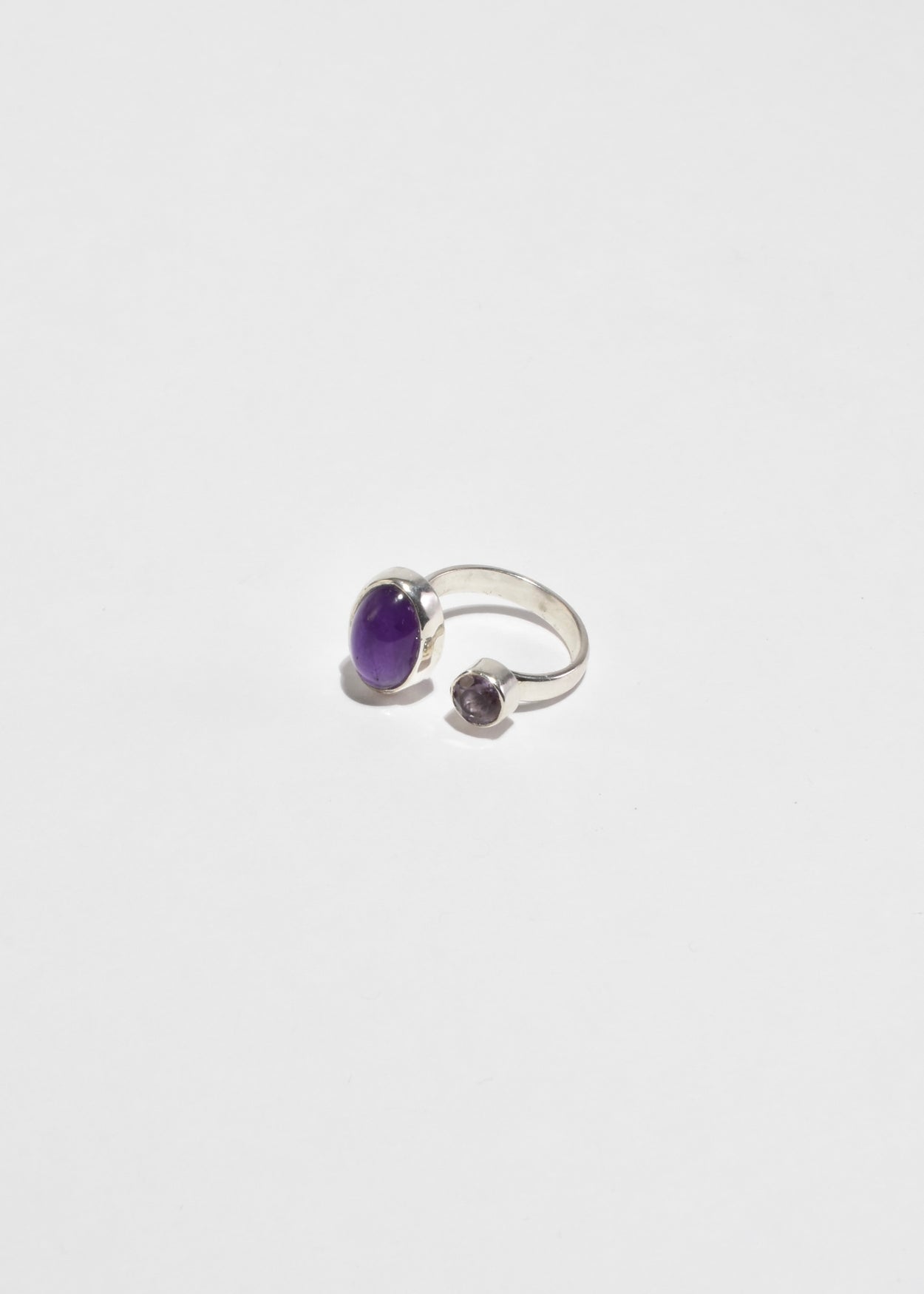 Double Amethyst Ring