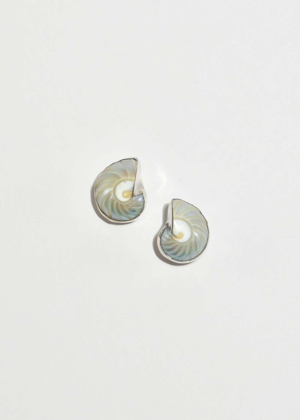 Sterling Shell Earrings
