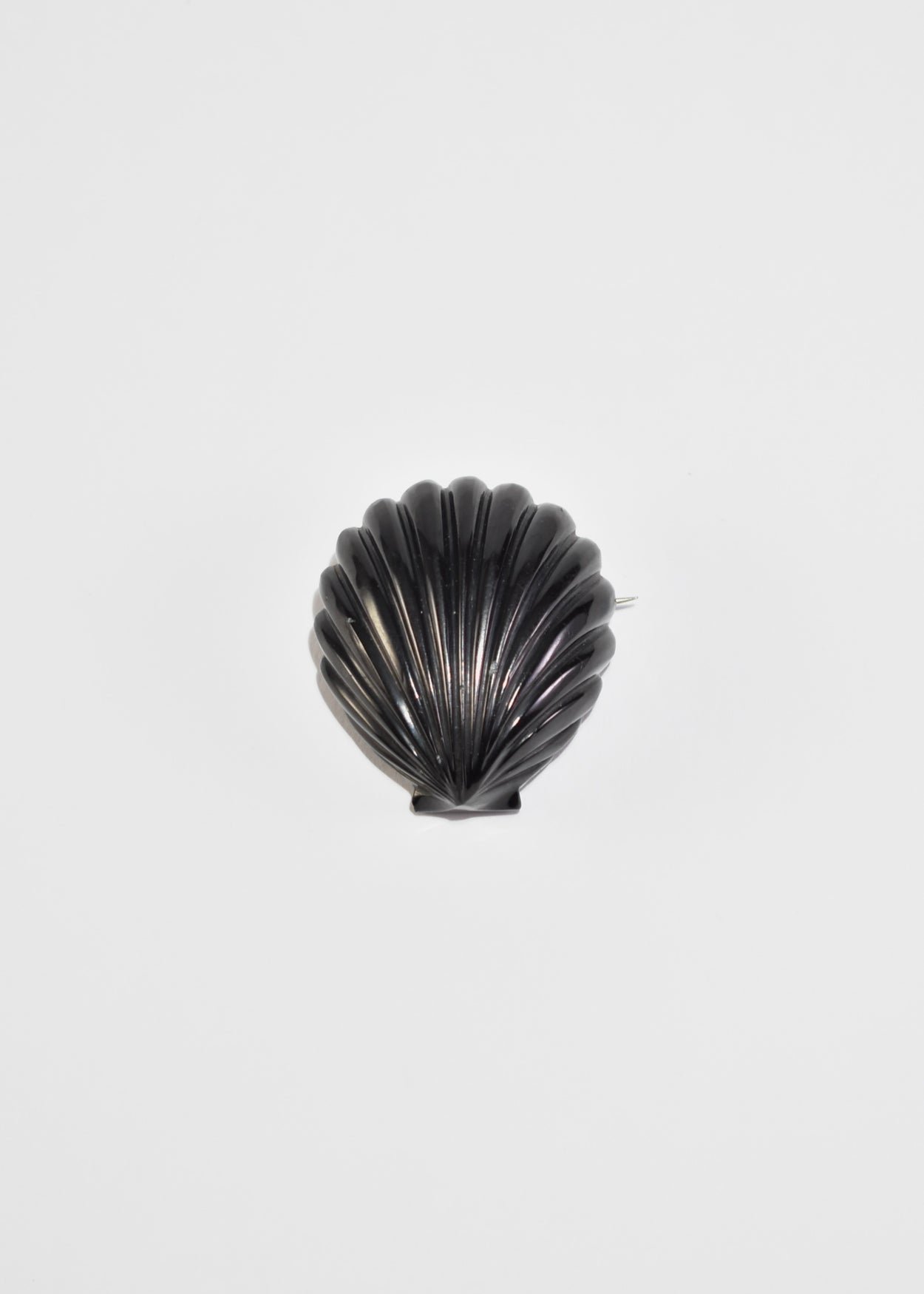 Black Shell Brooch