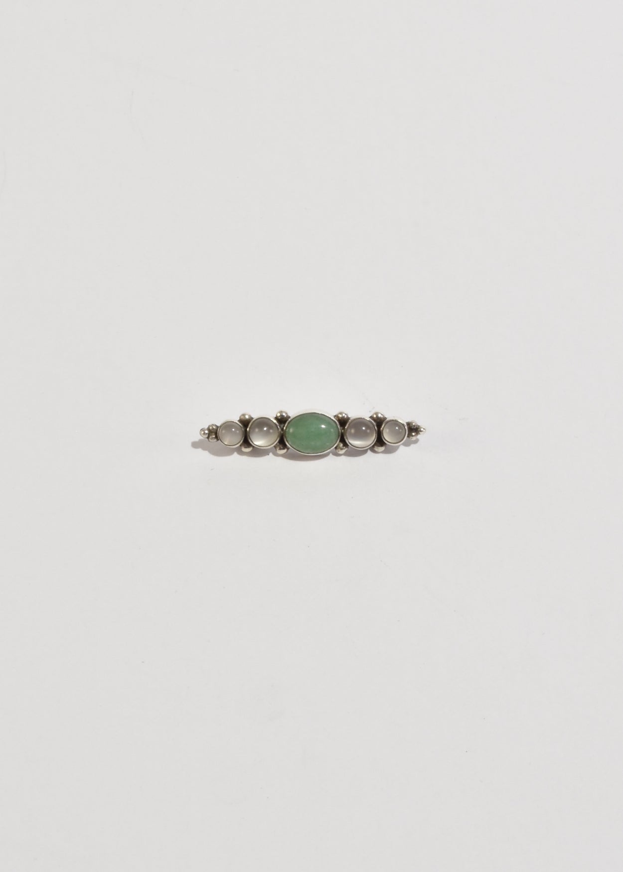 Moonstone Aventurine Brooch