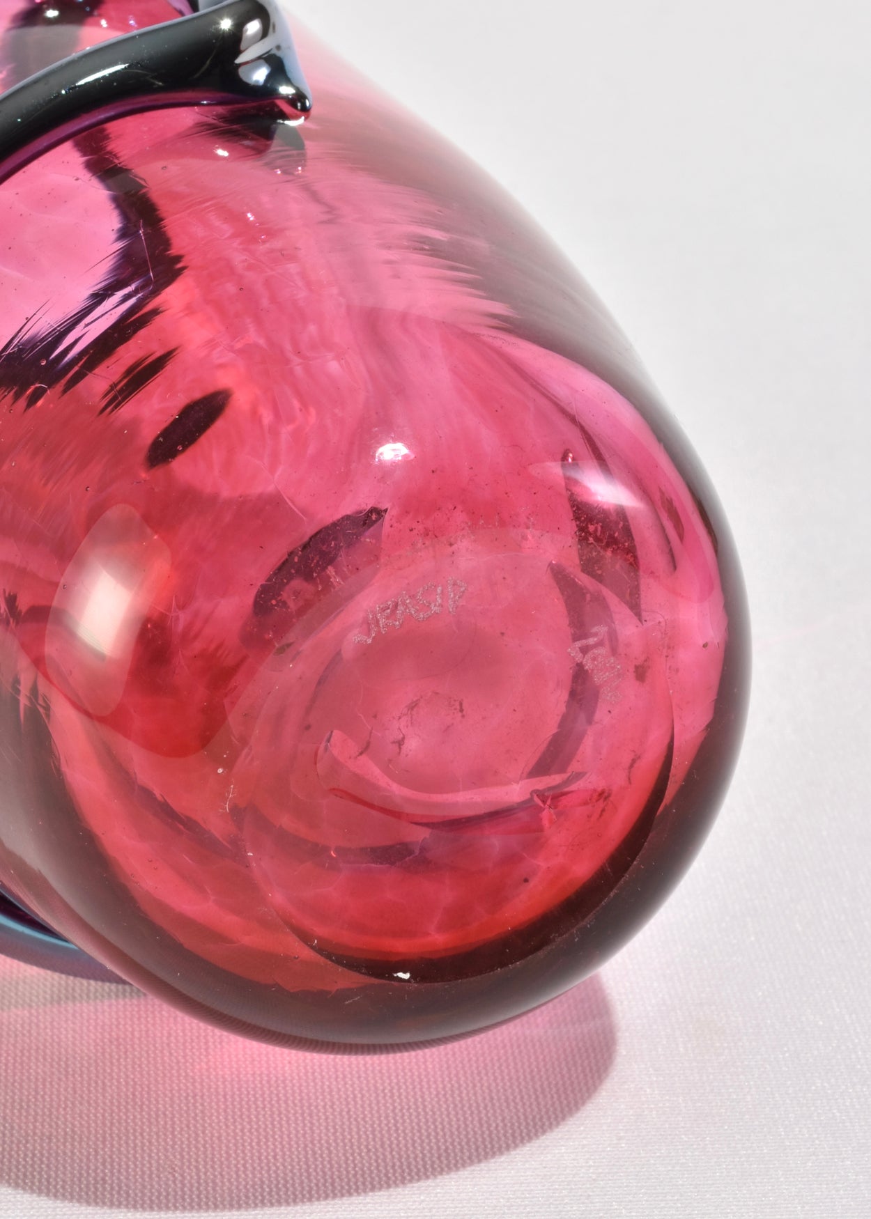 Pink Art Glass Vase