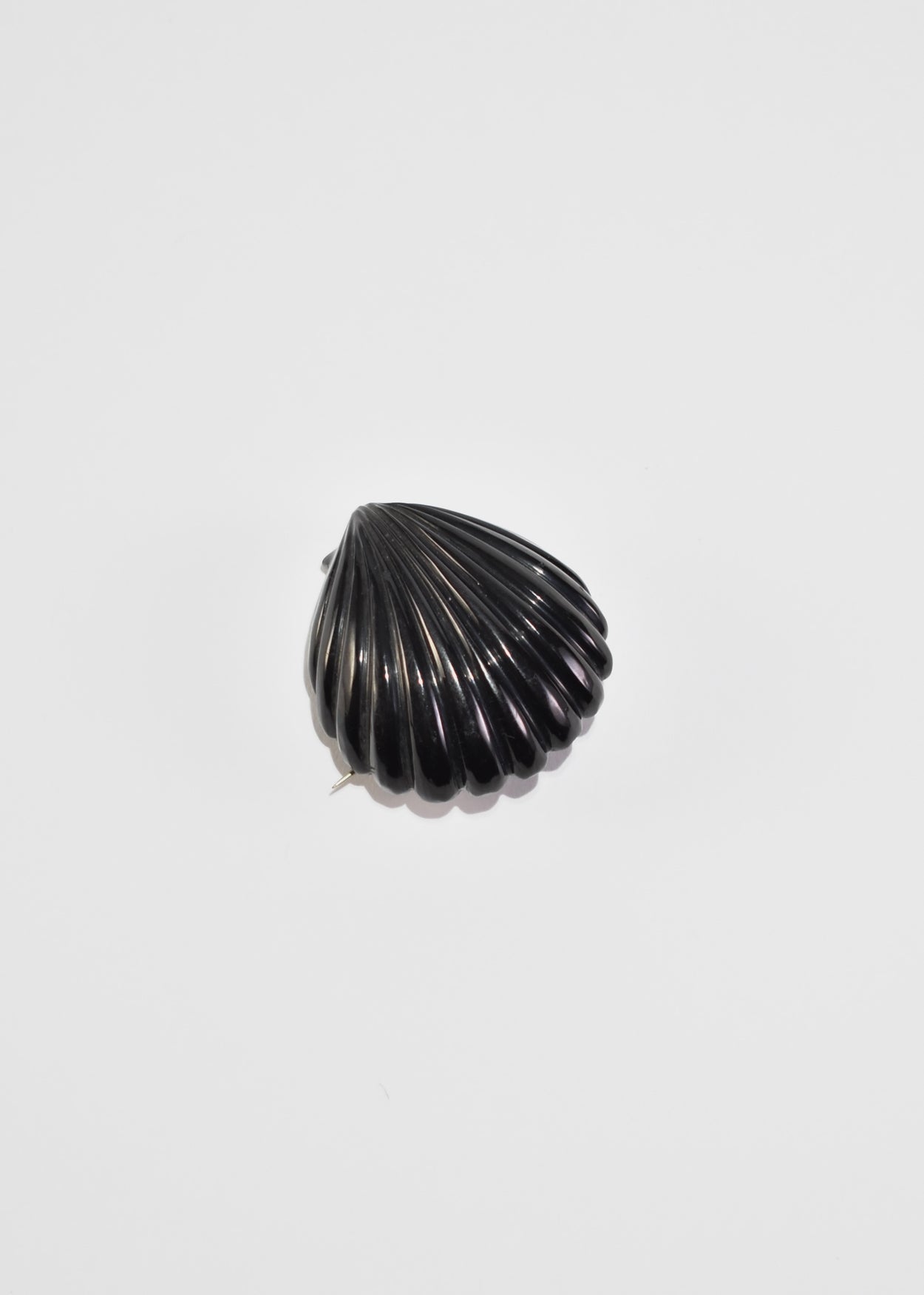 Black Shell Brooch