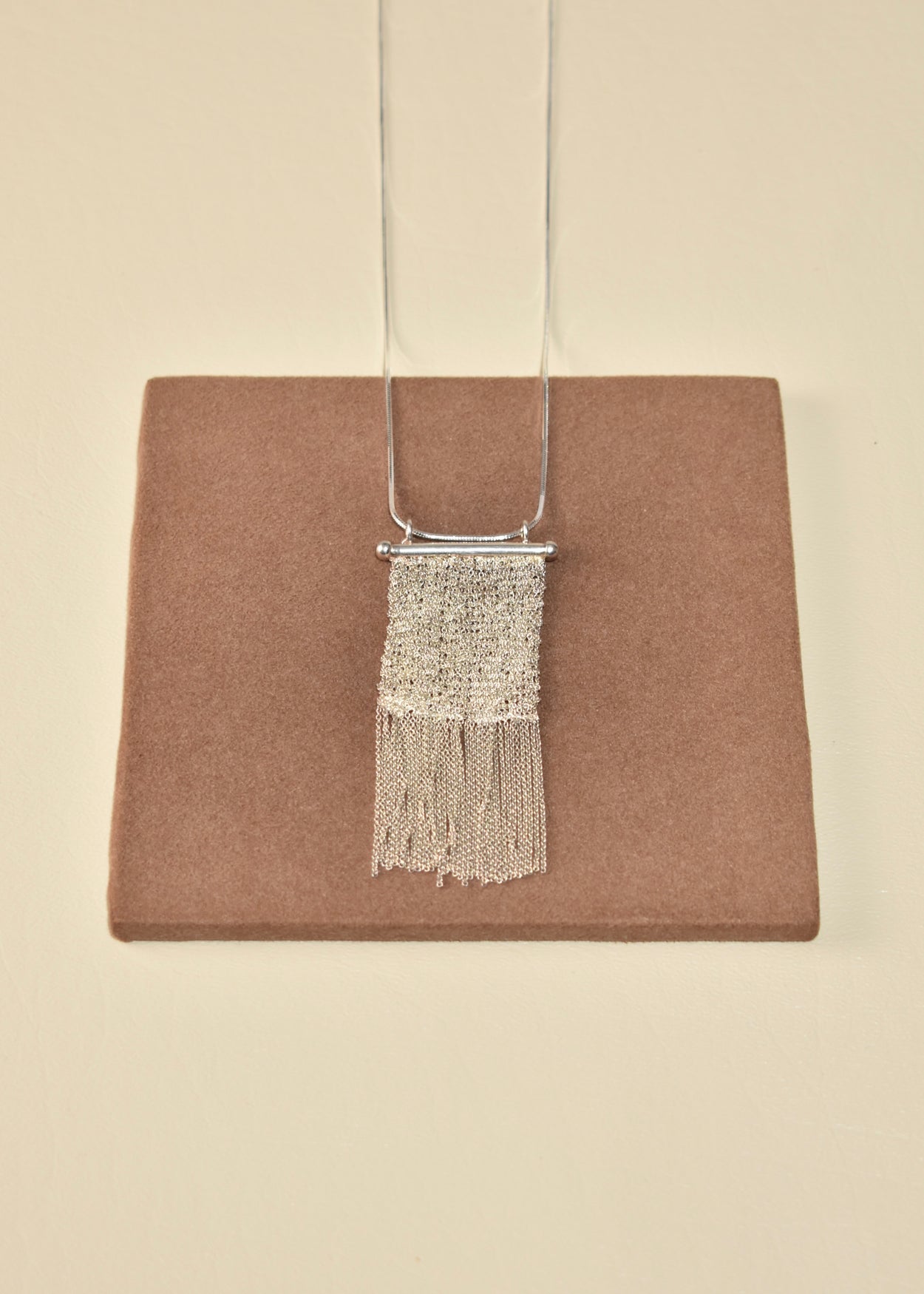 Fringe Pendant Necklace