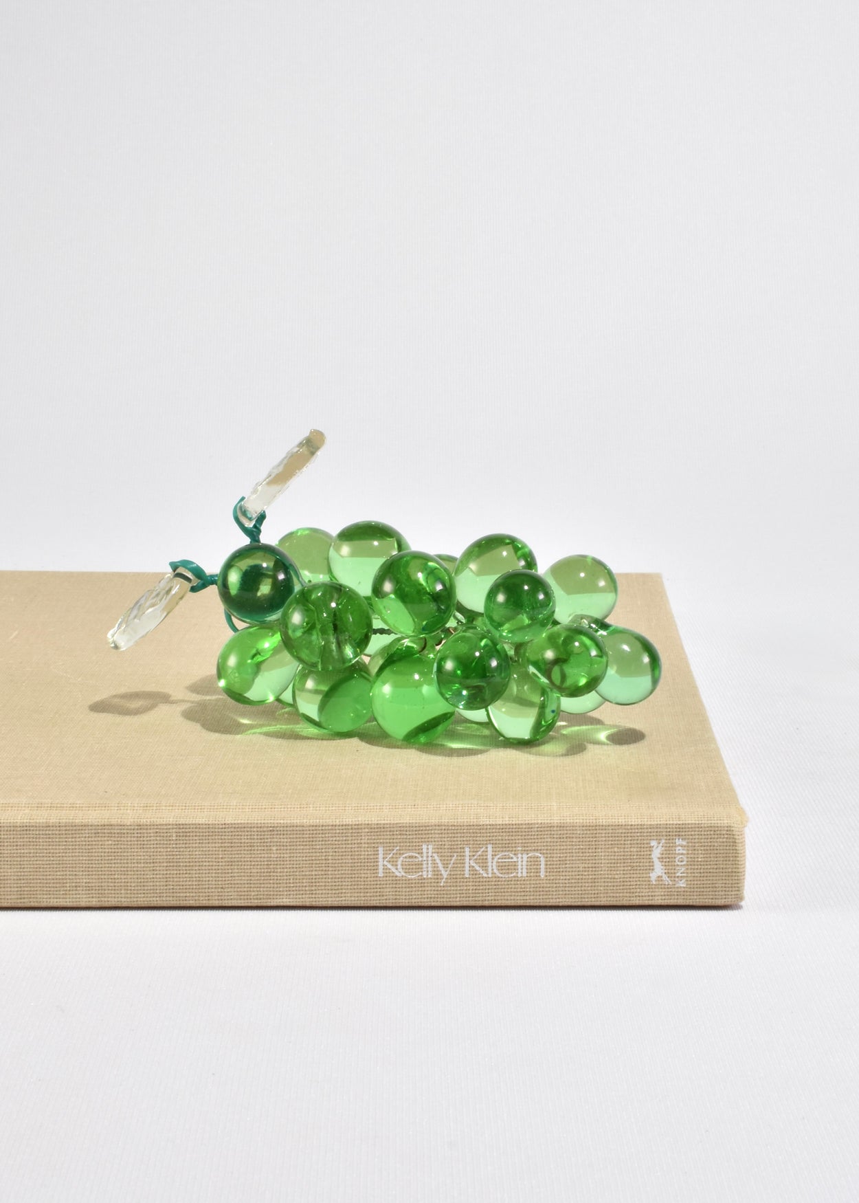 Glass Grape Sculpture