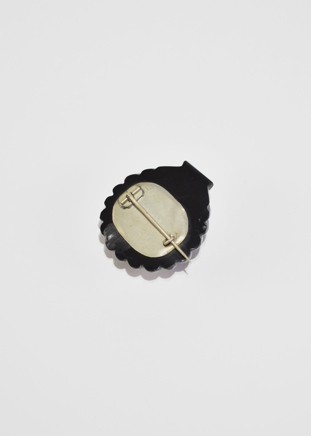 Black Shell Brooch