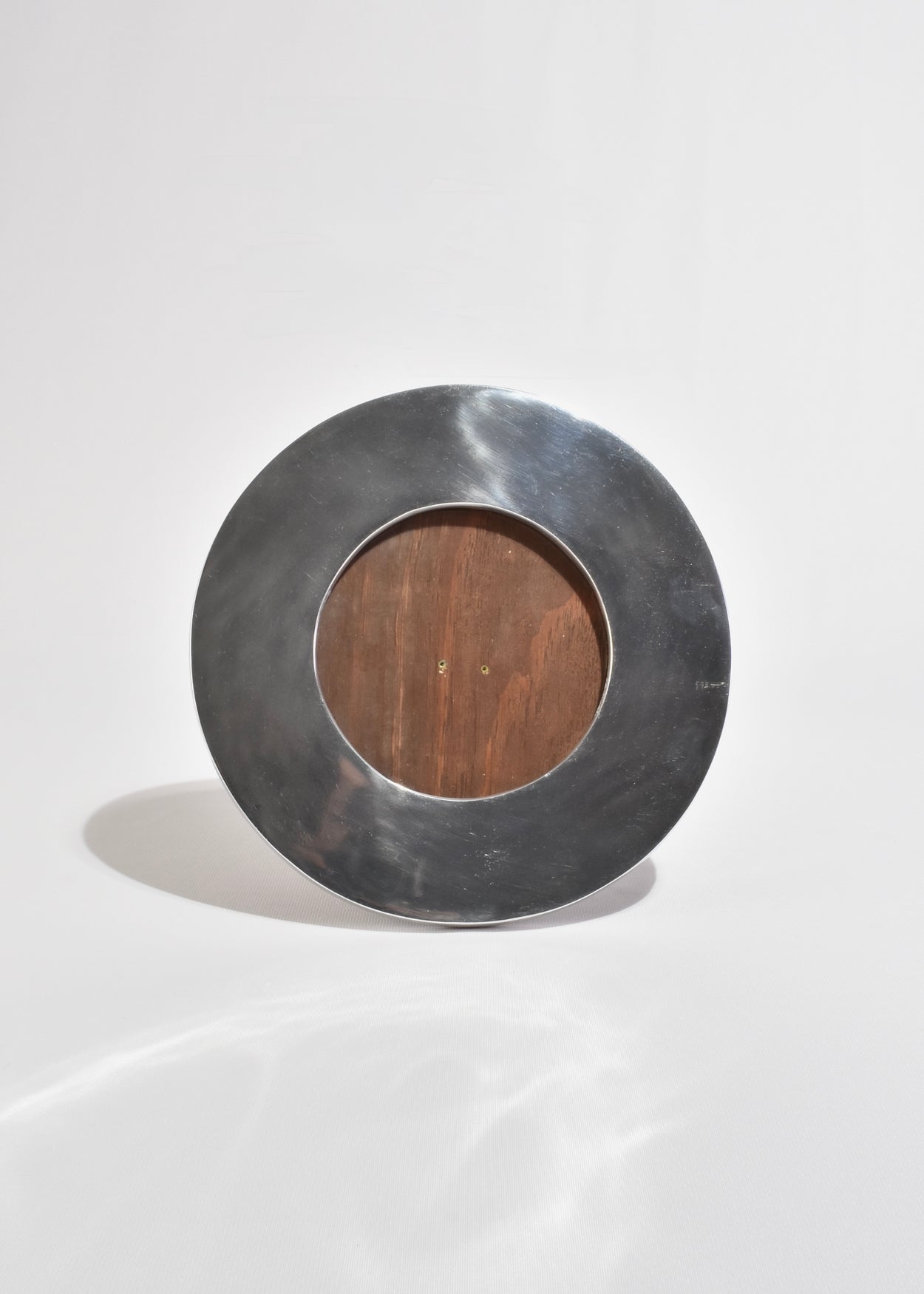 Round Pewter Picture Frame