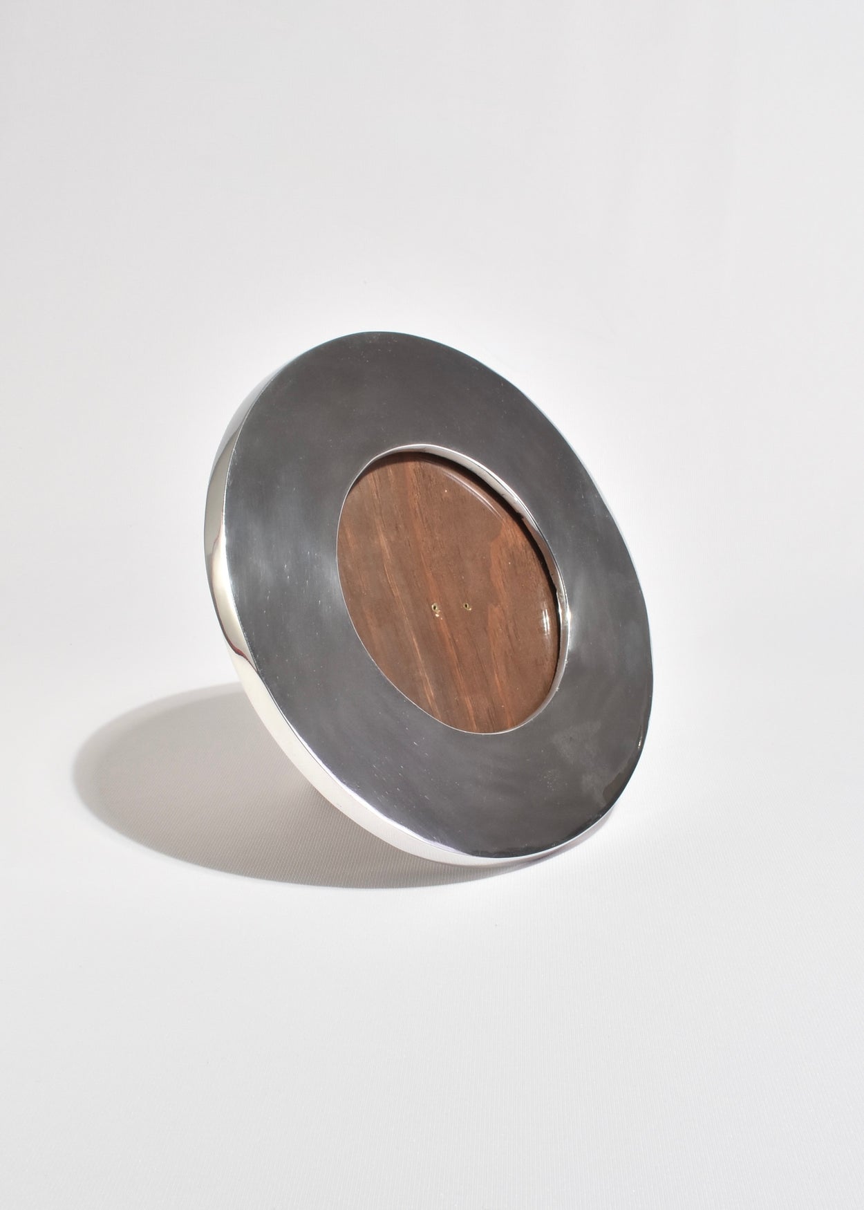 Round Pewter Picture Frame