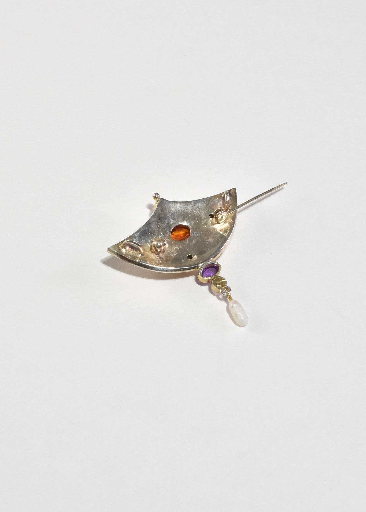 Multi Stone Brooch