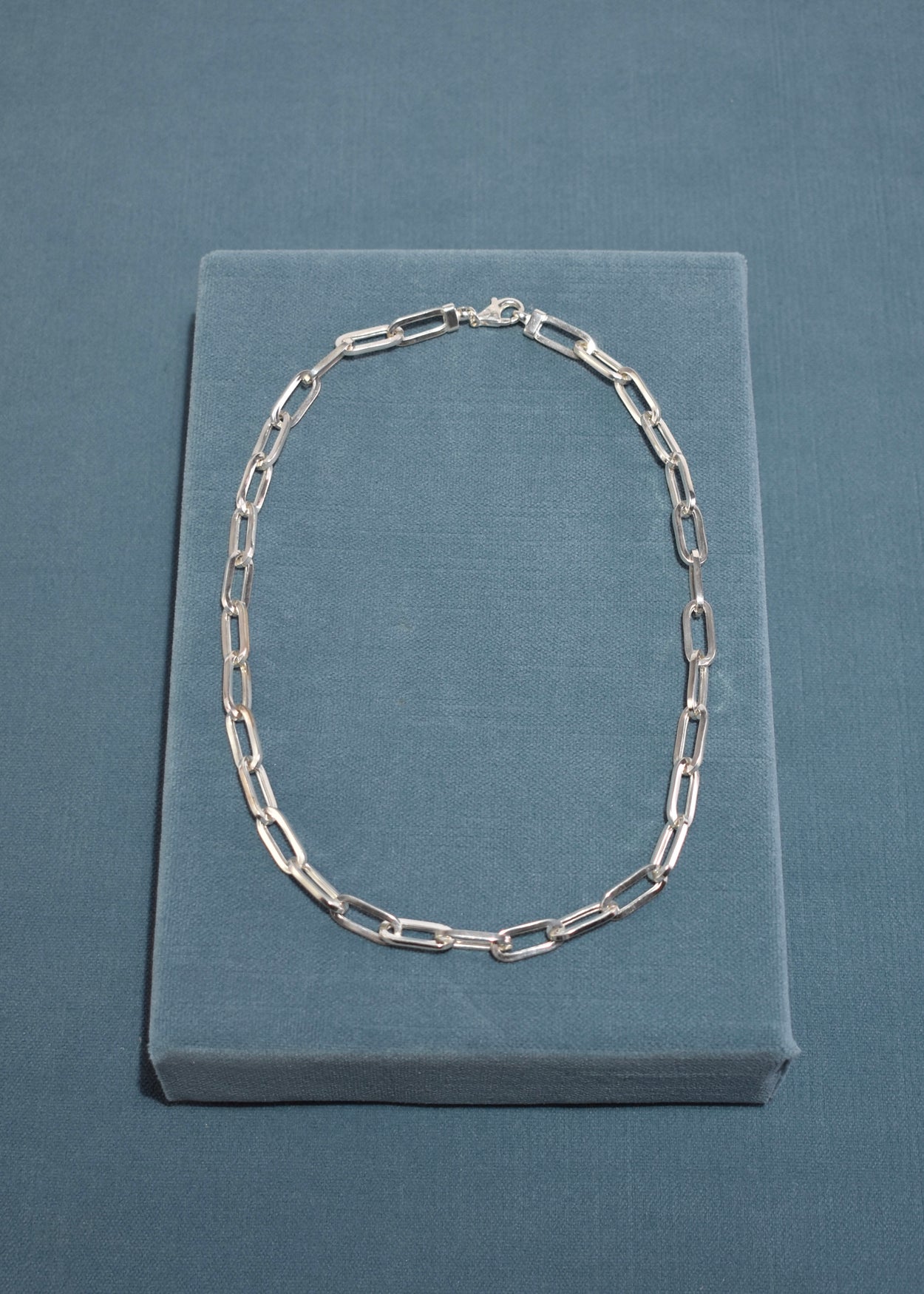 Platinum Link Necklace