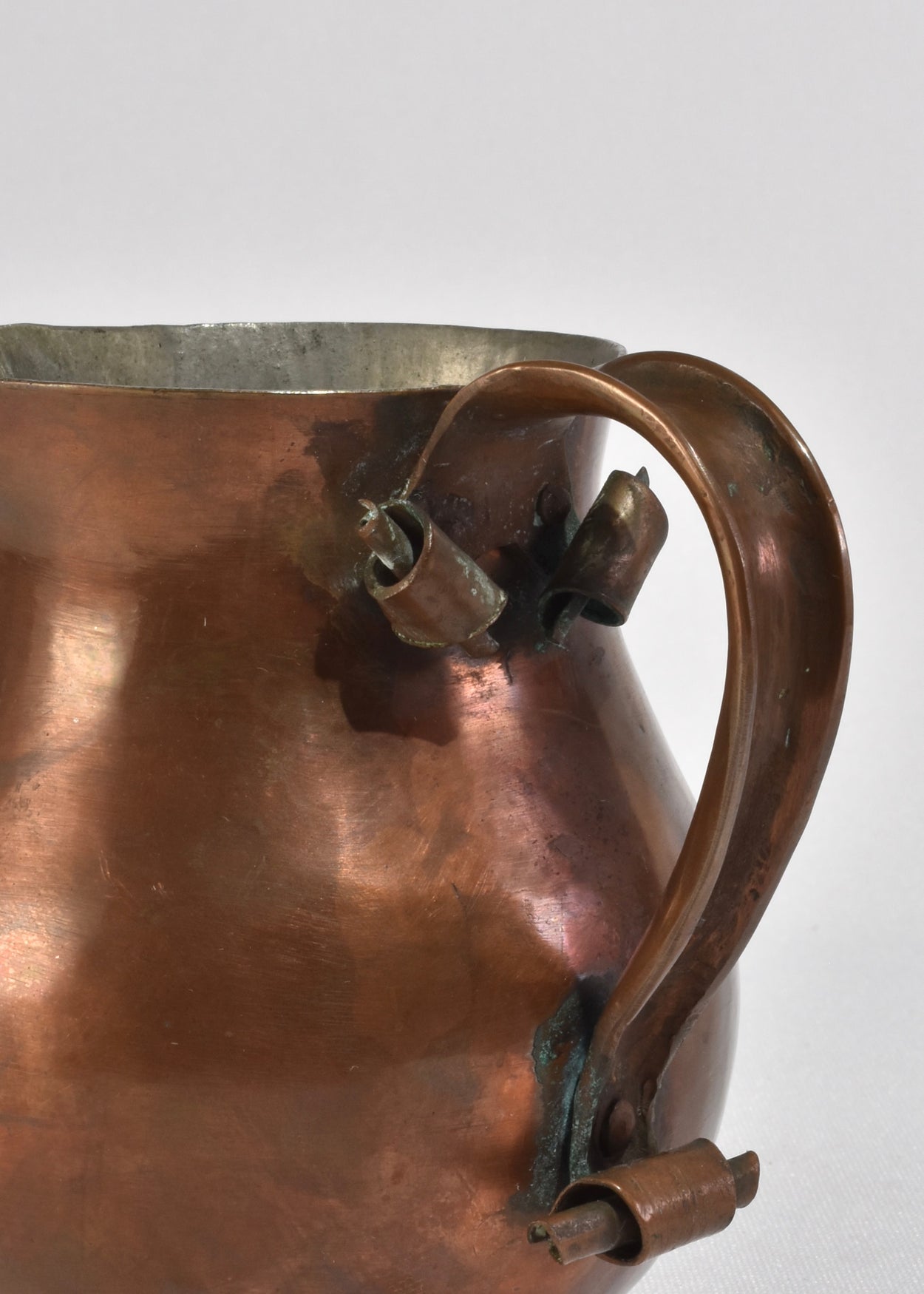 Hand-Crafted Copper Pitcher