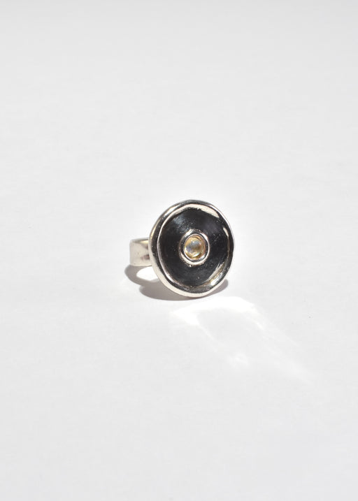 Circle Moonstone Ring