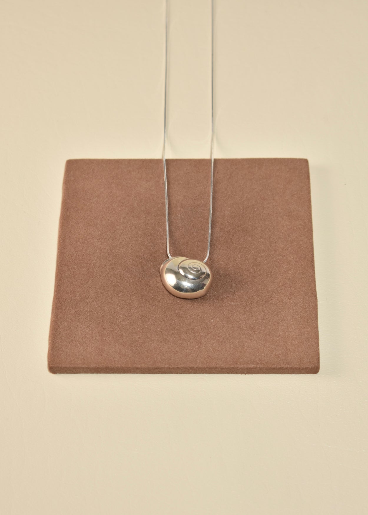 Sterling Shell Pendant Necklace