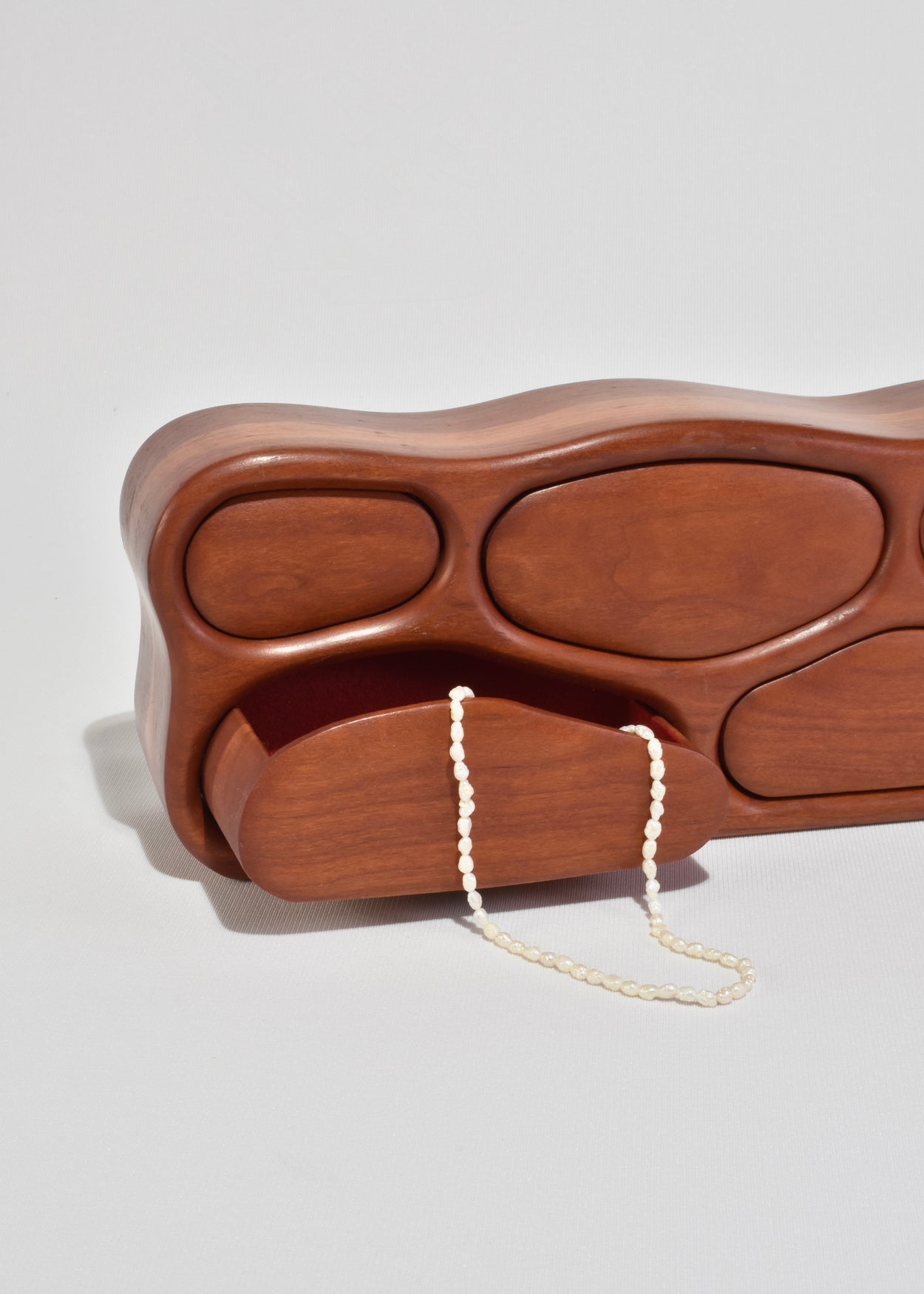 Five Drawer Wooden Jewelry Box