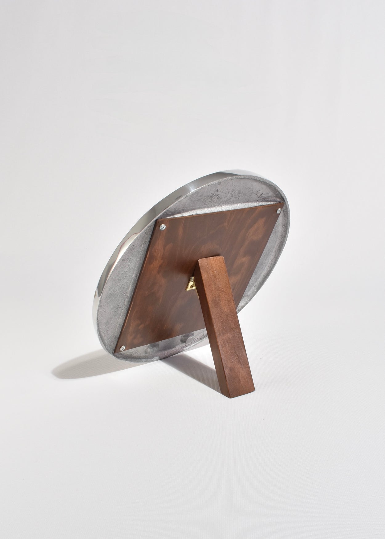 Round Pewter Picture Frame