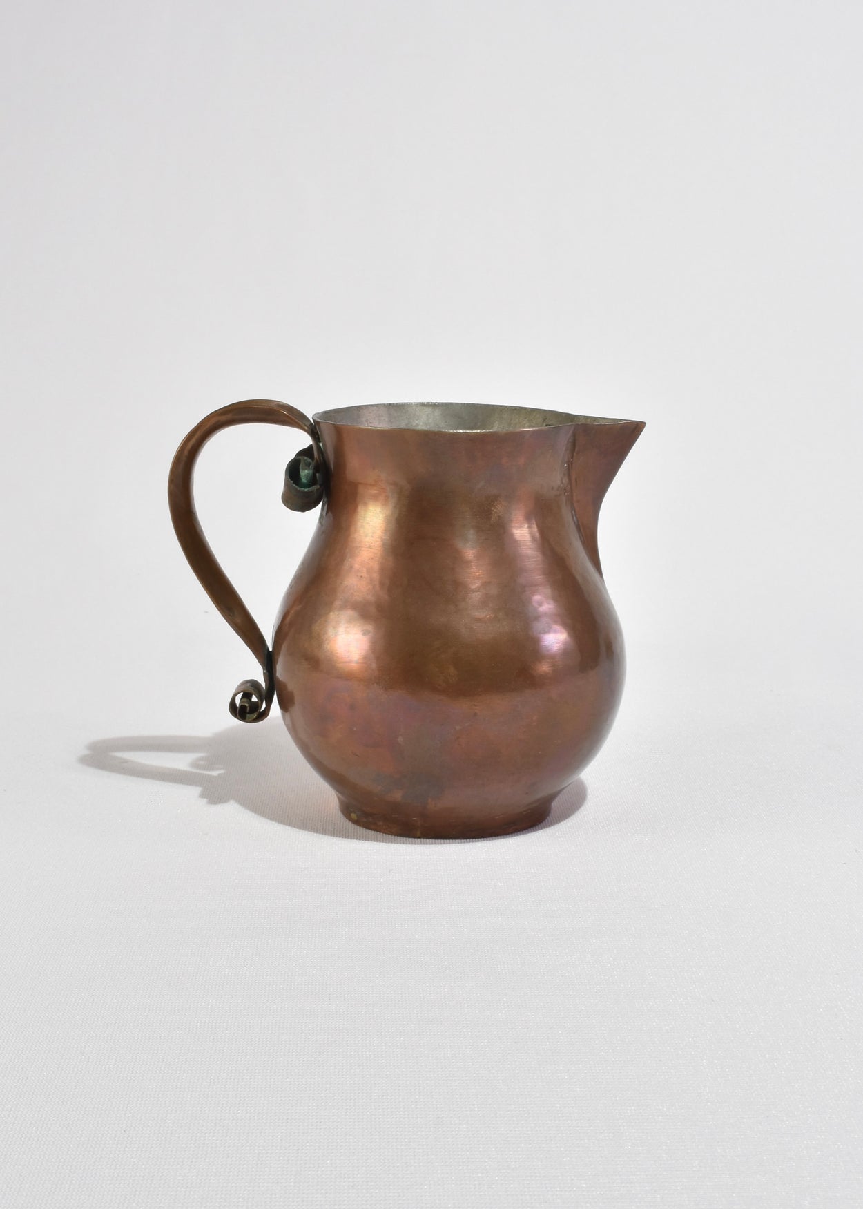 Hand-Crafted Copper Pitcher