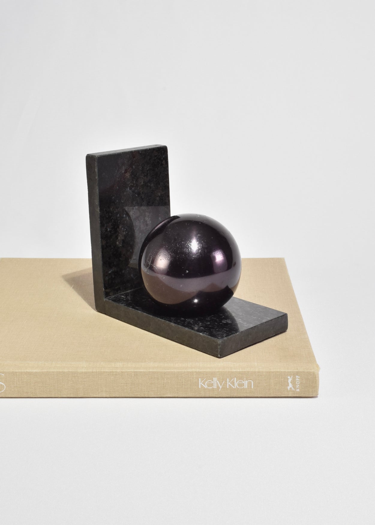 Black Geometric Bookends