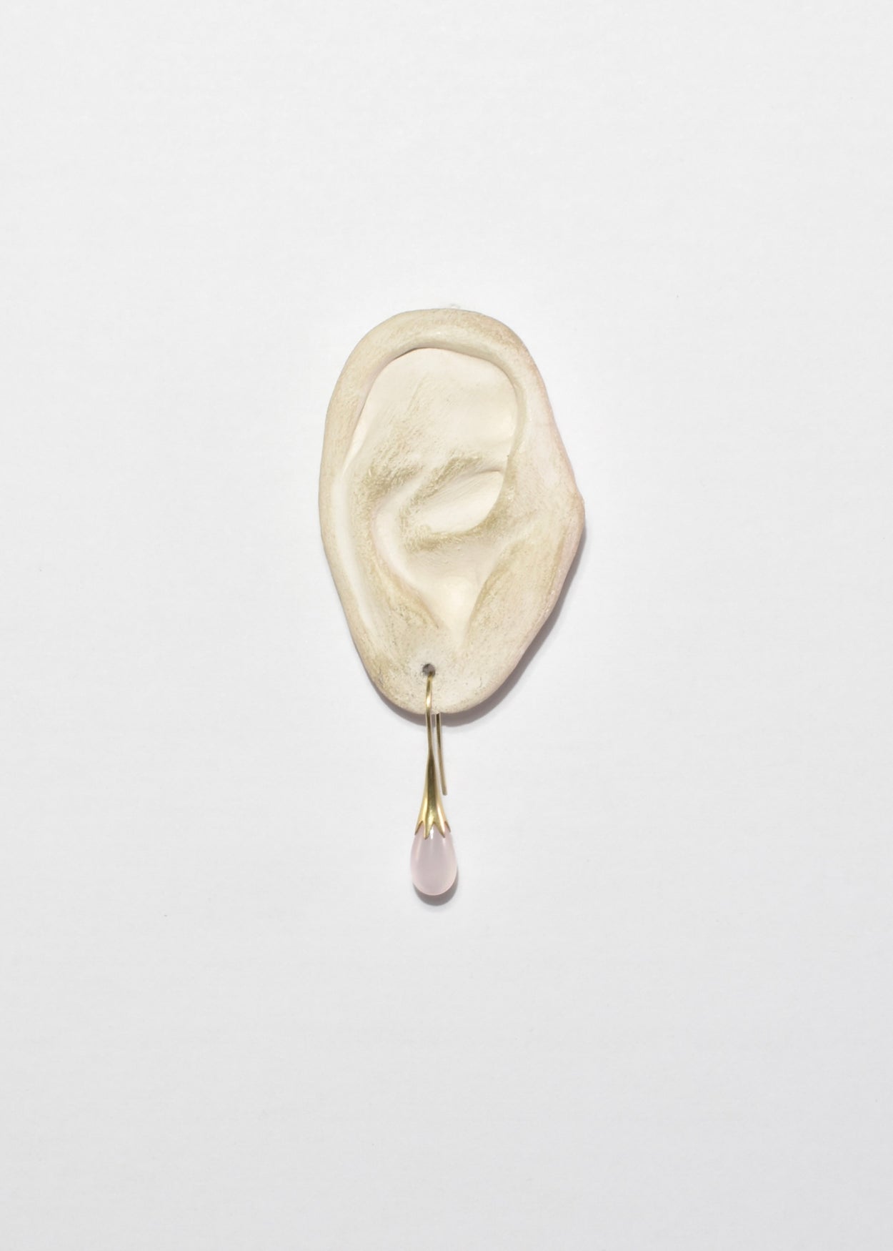 Rose Quartz Teardrop Earrings