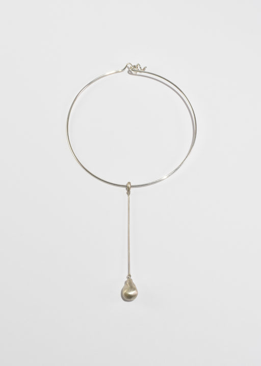 Sterling Teardrop Collar Necklace Sample