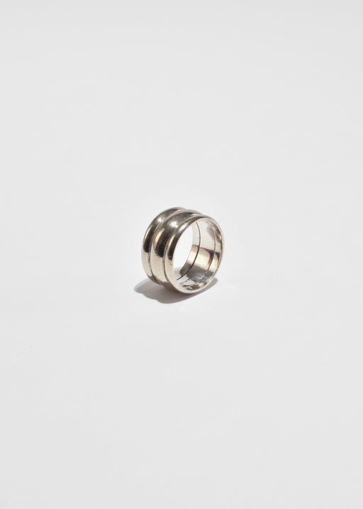 Ribbed Band Ring