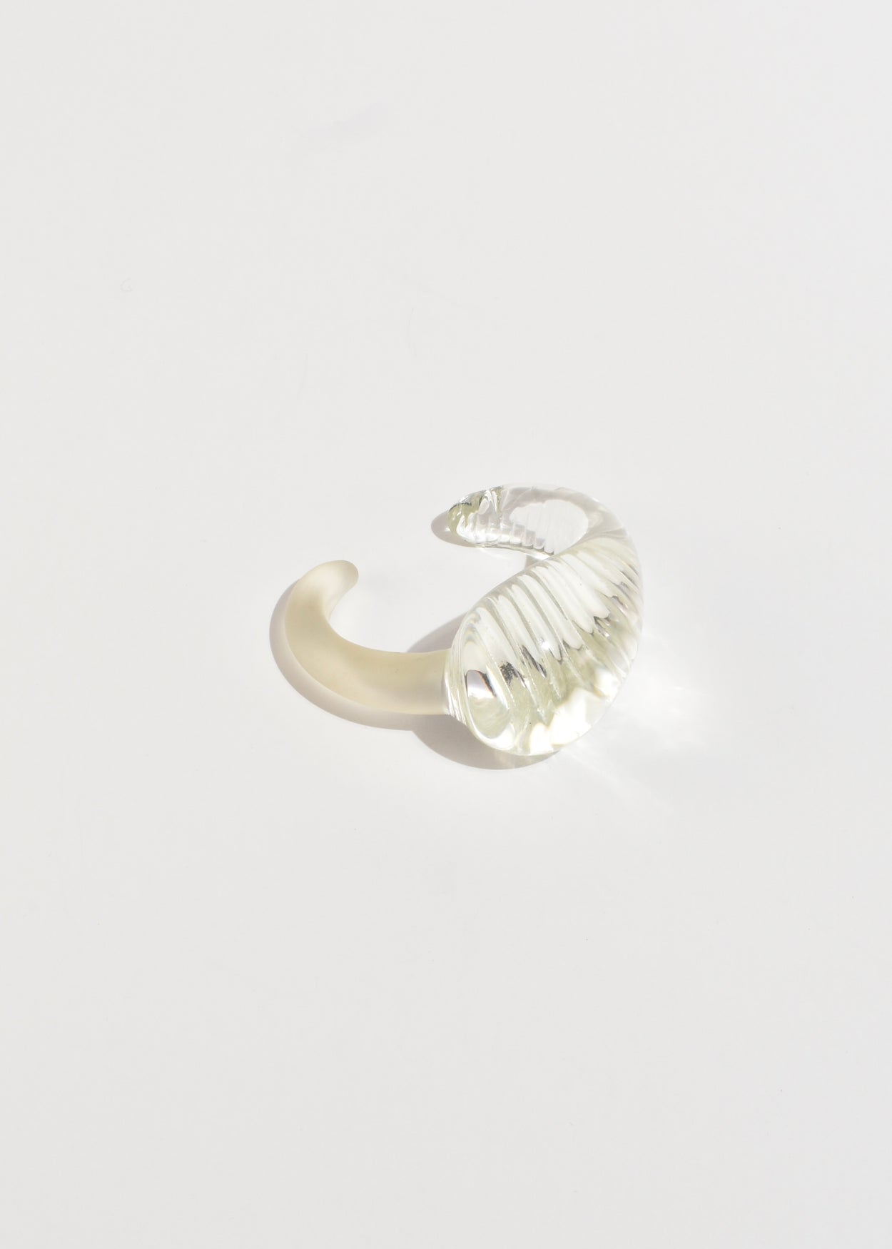 Organic Glass Cuff Bracelet