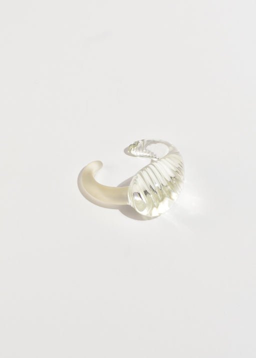 Organic Glass Cuff Bracelet