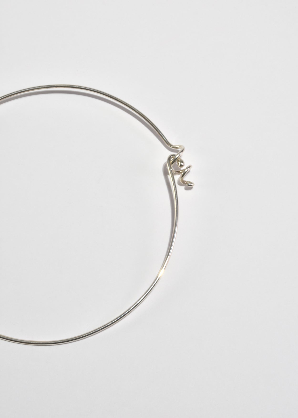 Sterling Teardrop Collar Necklace Sample