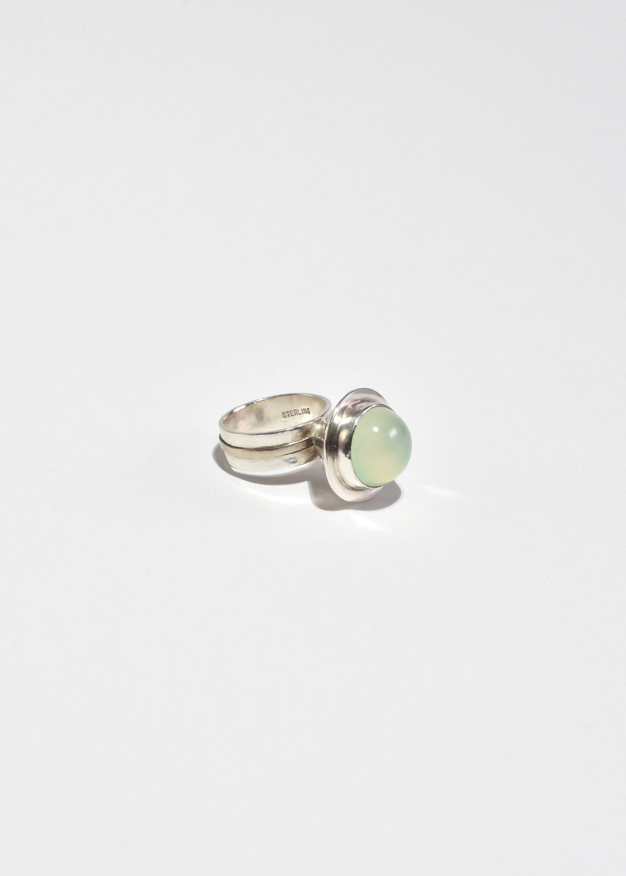Modernist Chalcedony Ring