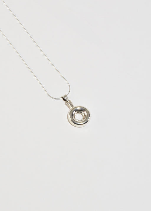 Circle Perfume Pendant Necklace