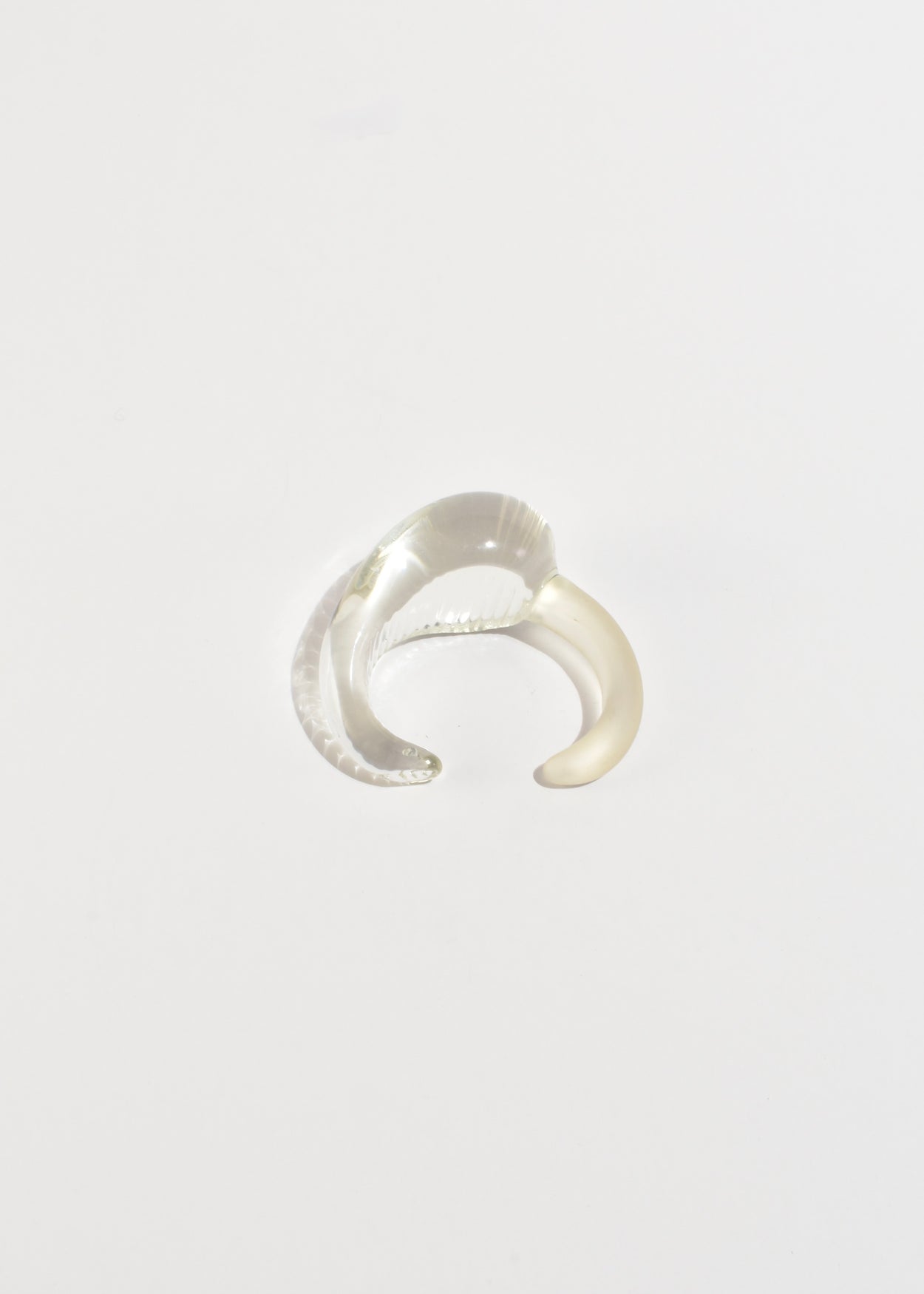 Organic Glass Cuff Bracelet