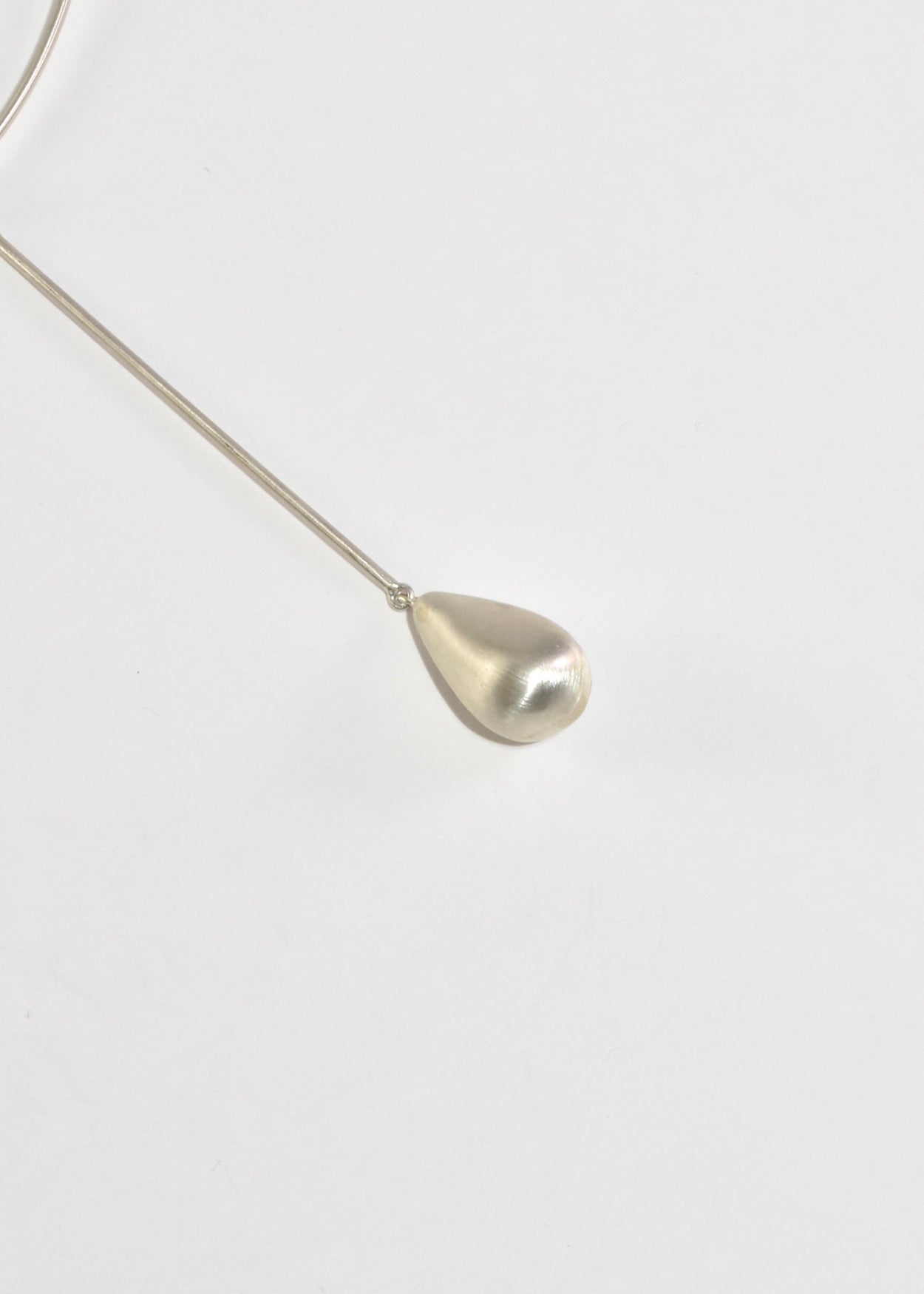Sterling Teardrop Collar Necklace