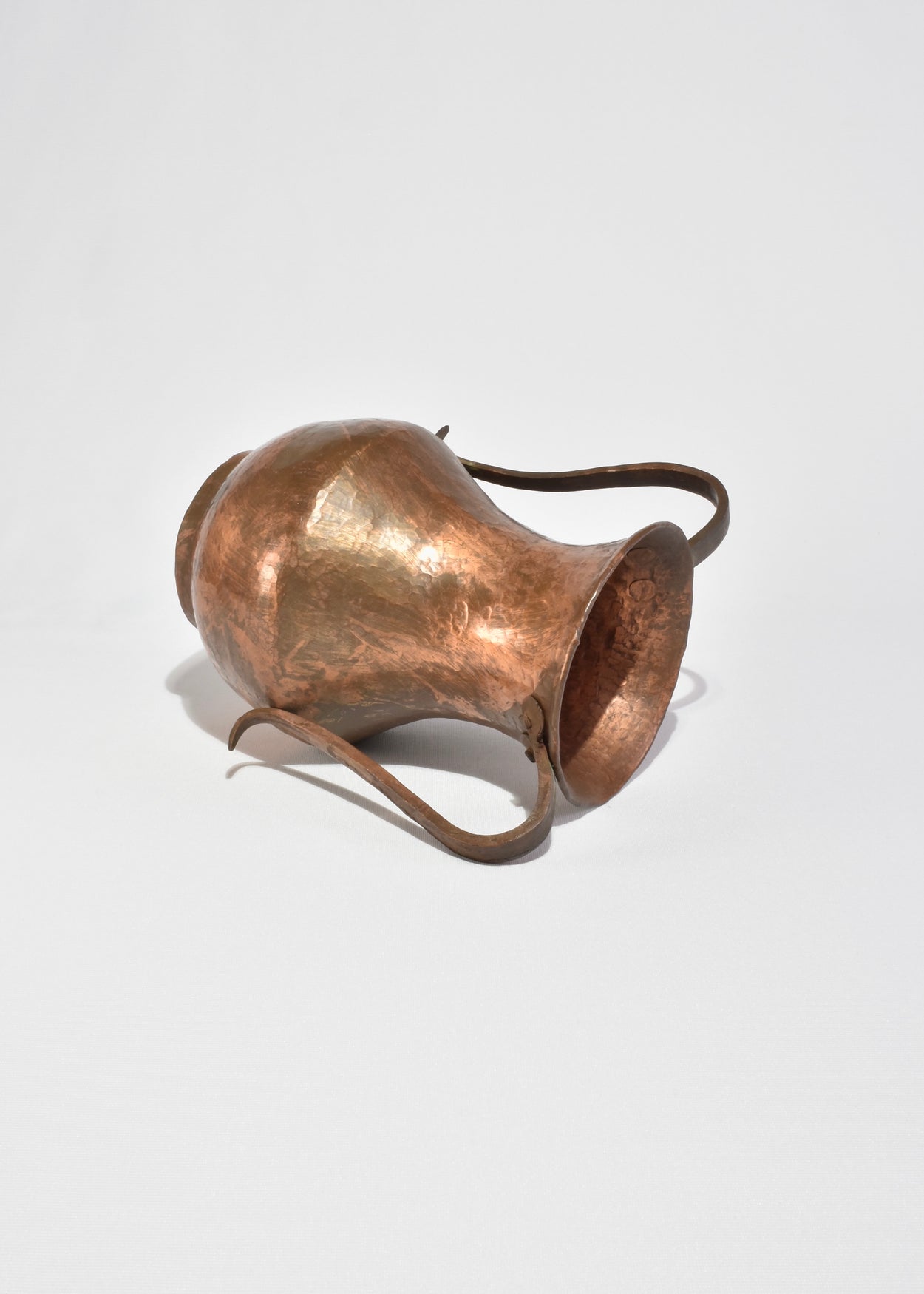 Hammered Copper Amphora Vase