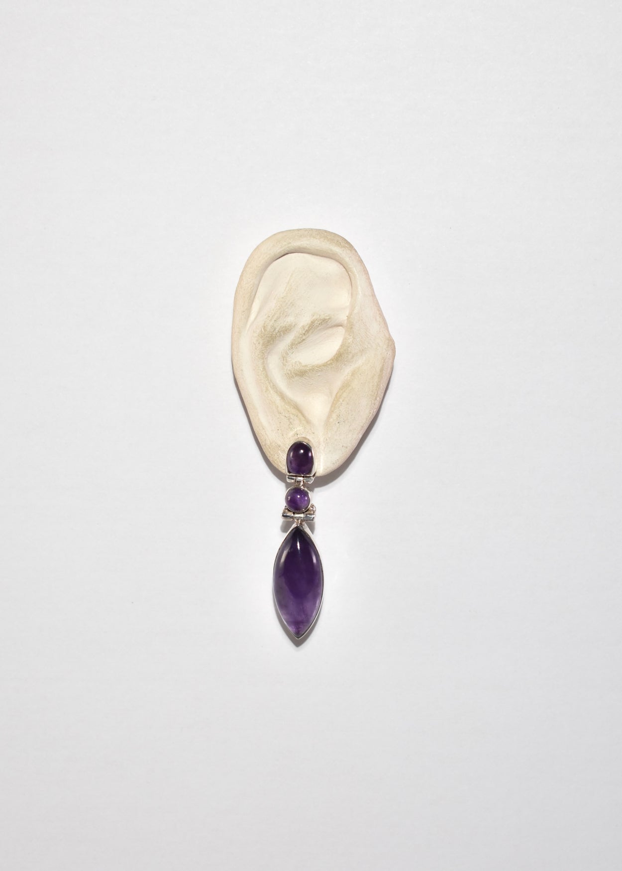 Sterling Amethyst Earrings