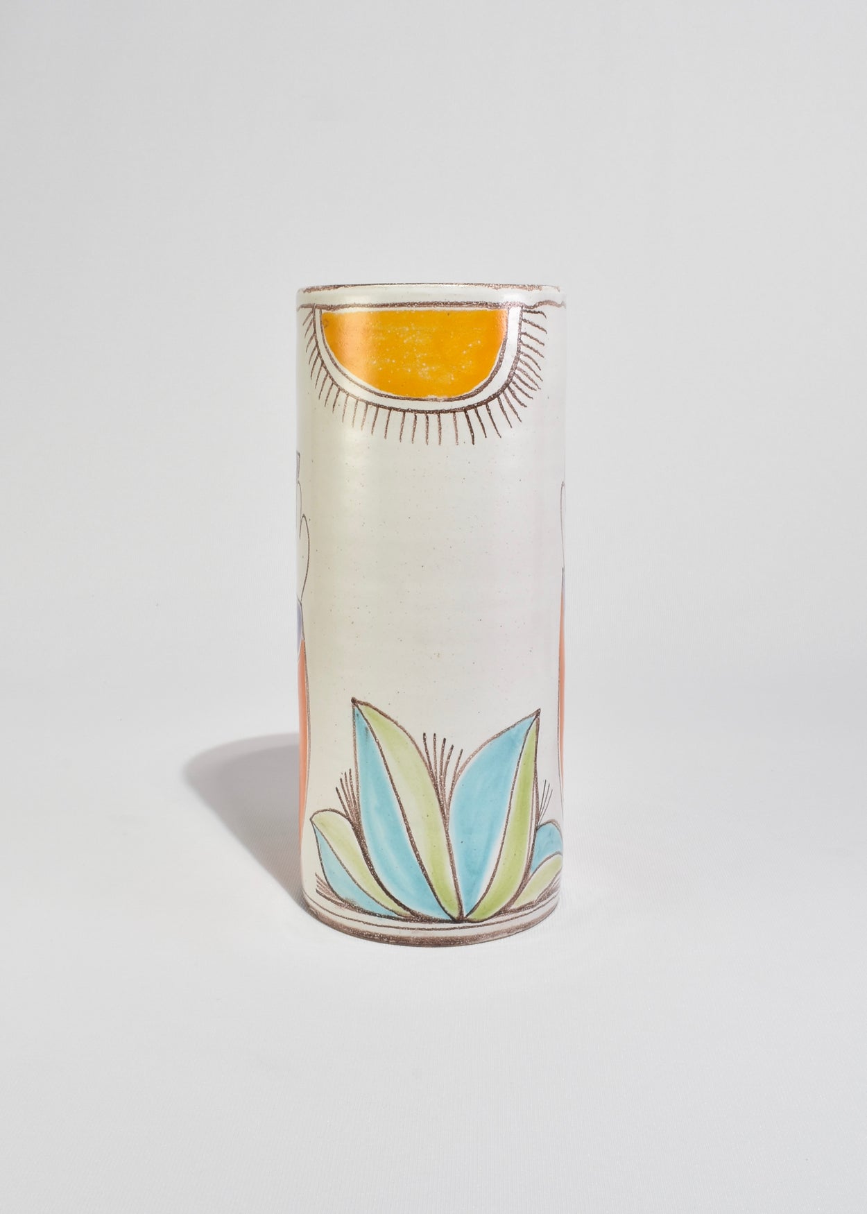 Hand-Painted Ceramic Vase