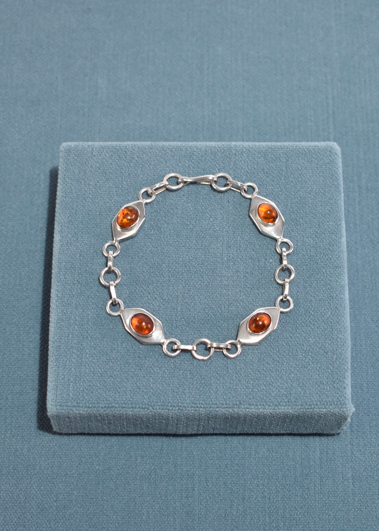 Amber Link Bracelet