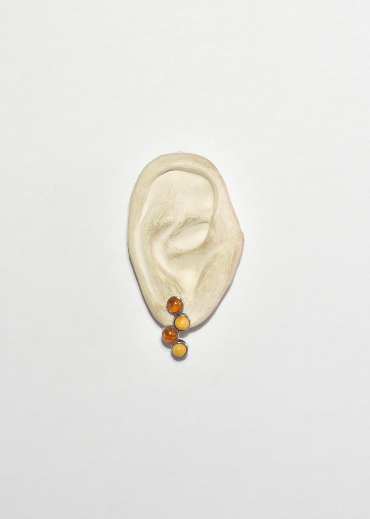 Amber Cluster Earrings