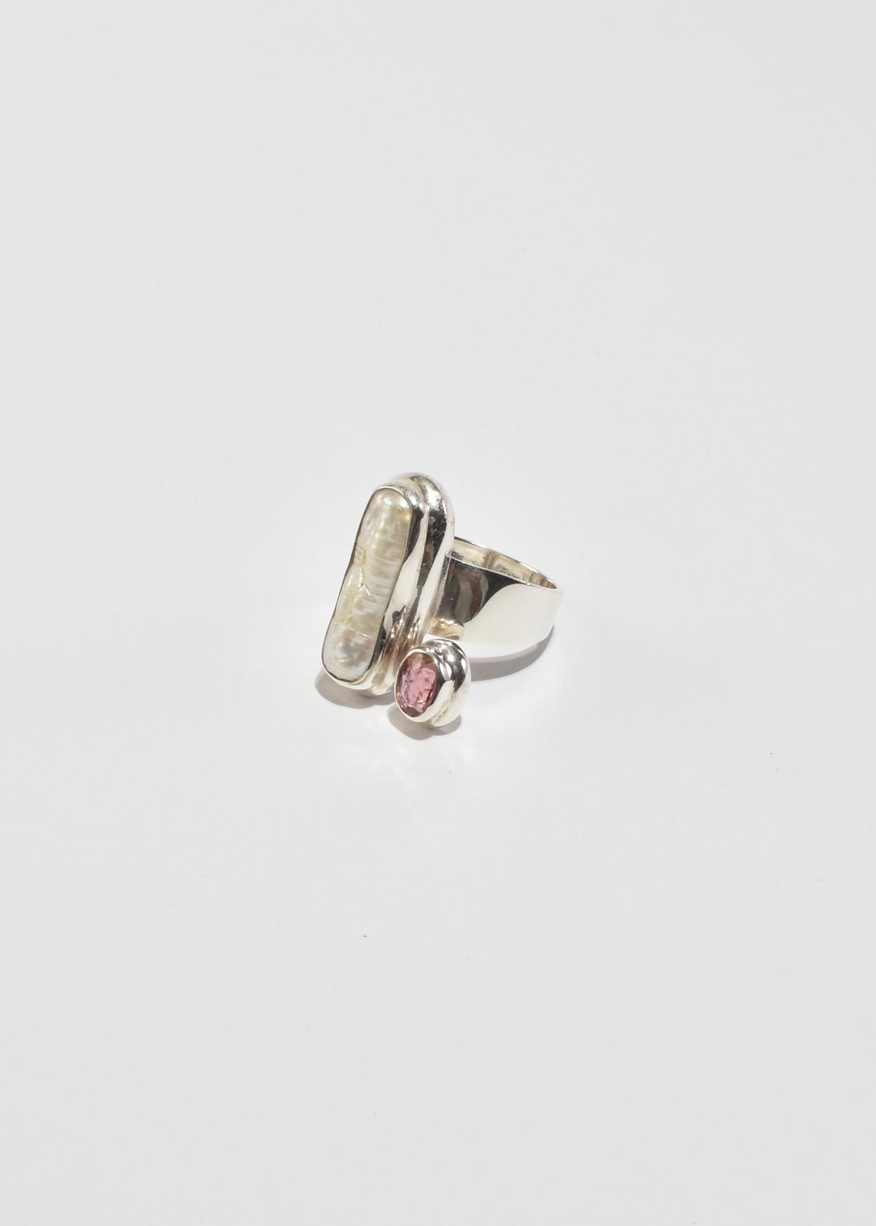 Pearl Tourmaline Ring