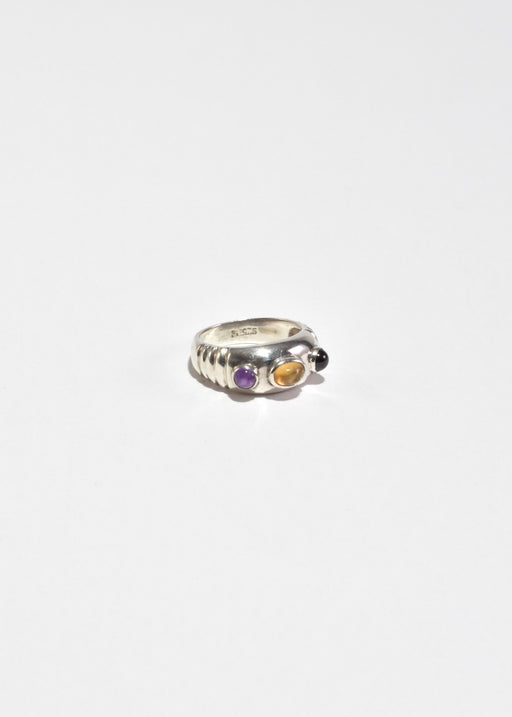 Citrine Ruby Amethyst Ring