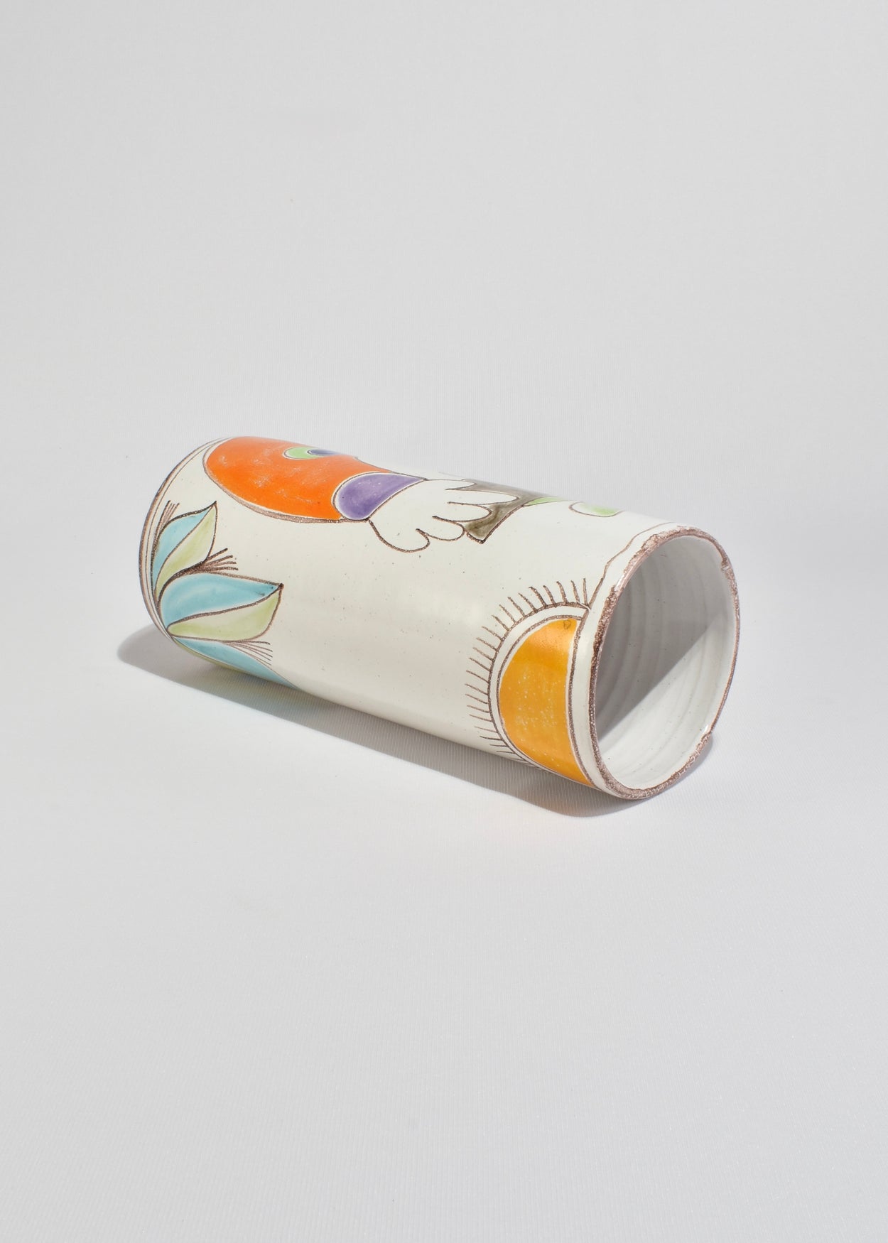 Hand-Painted Ceramic Vase