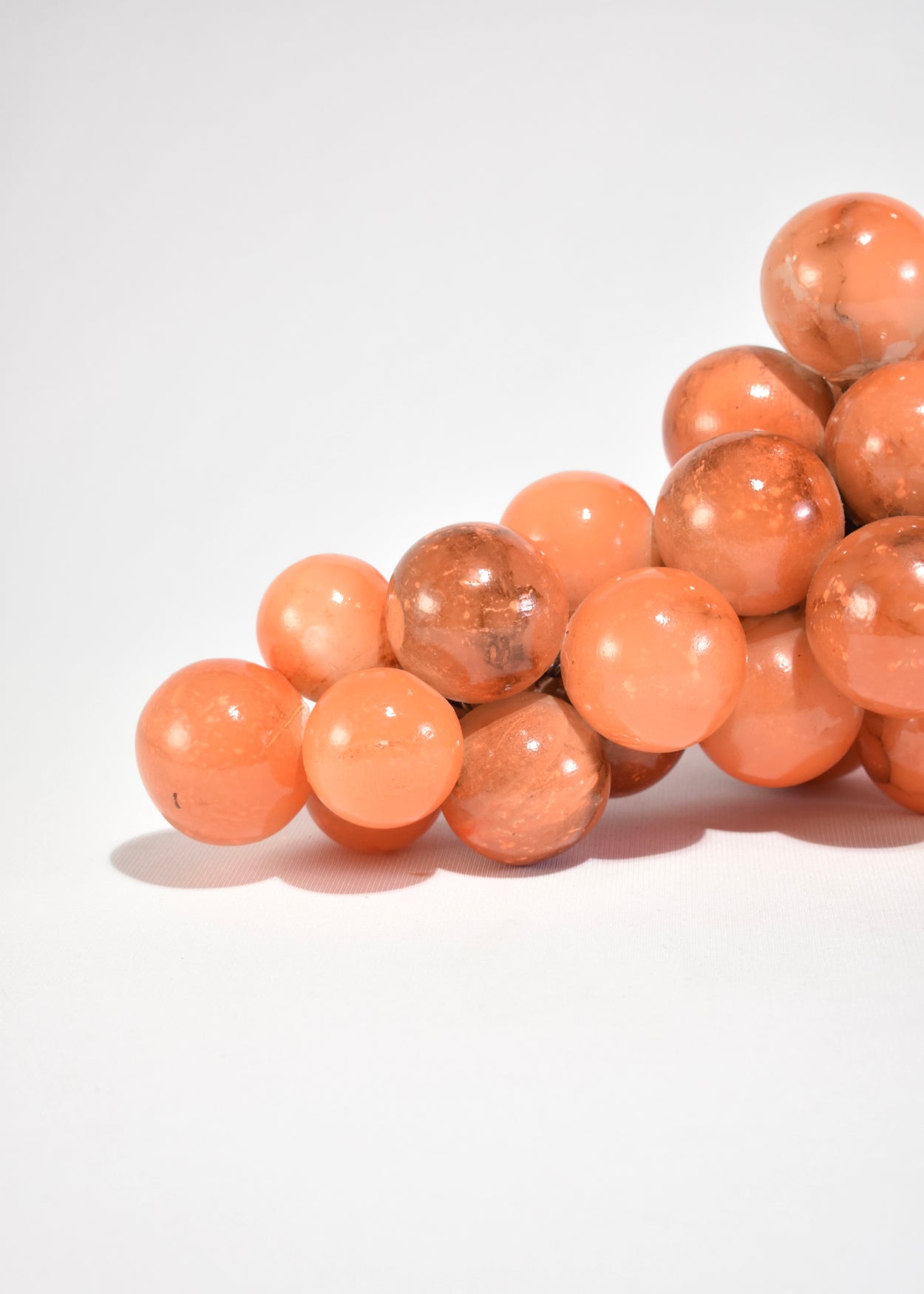 Alabaster Grape Sculpture