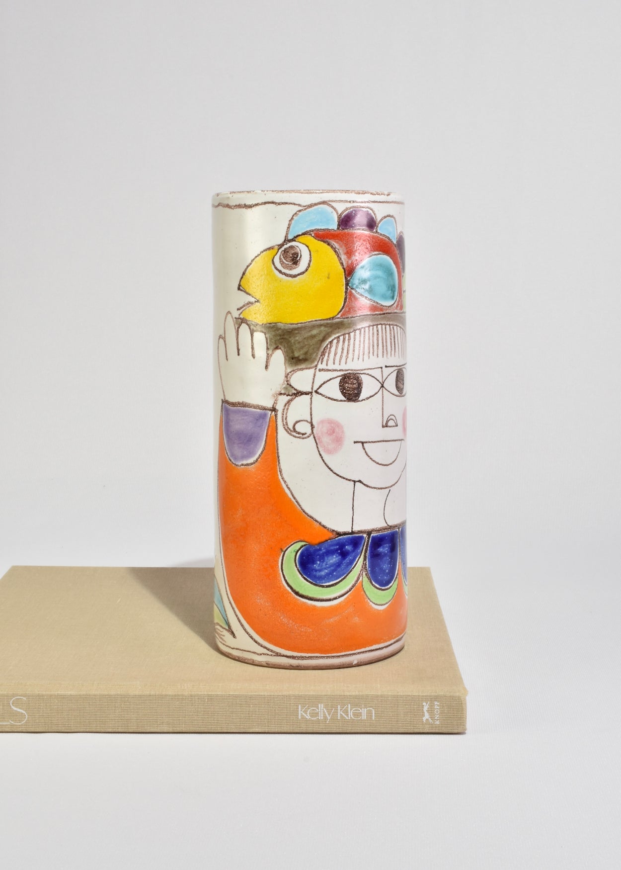Hand-Painted Ceramic Vase