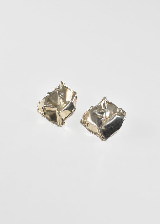 Sterling Crushed Earrings