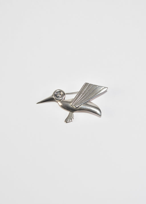 Modernist Bird Brooch