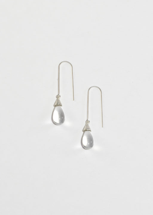 Quartz Teardrop Earrings