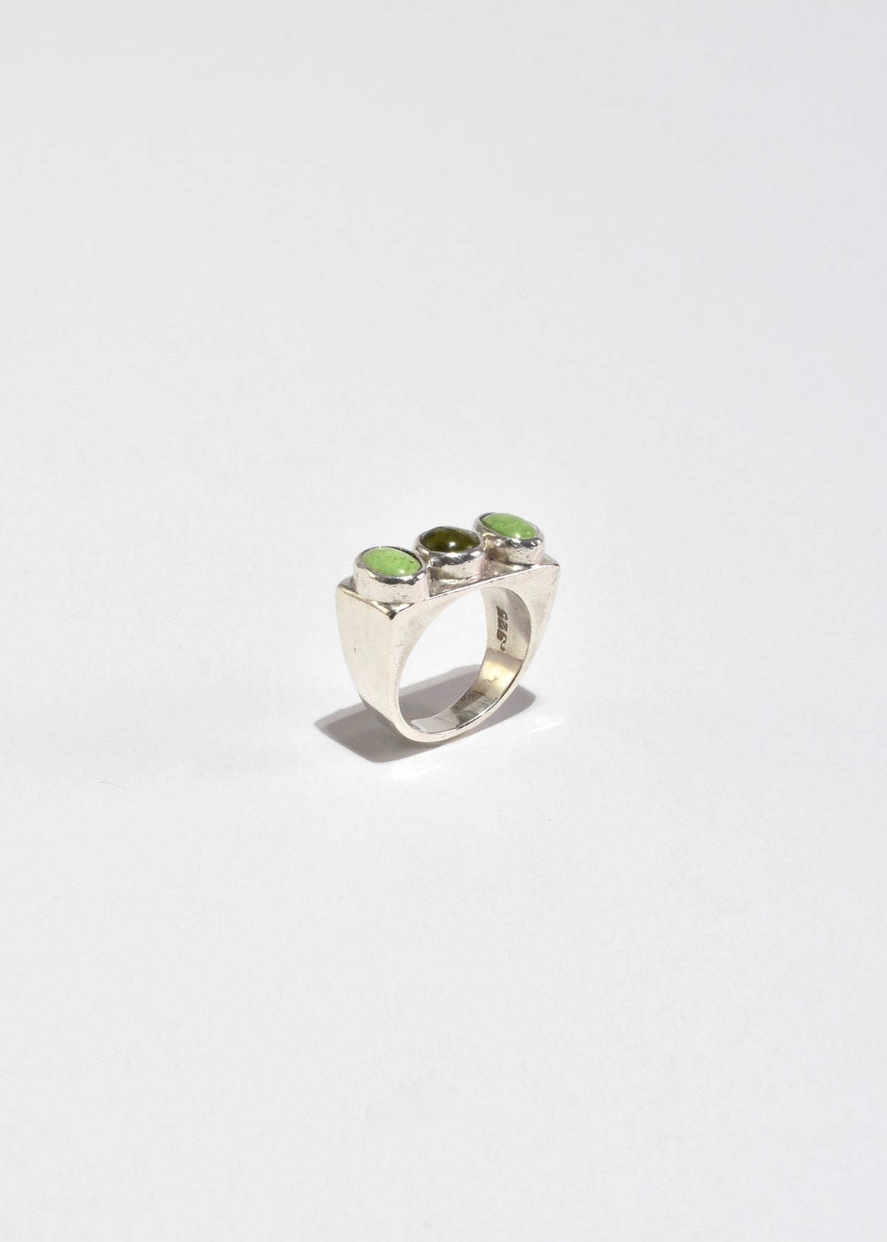 Peridot Gaspeite Ring