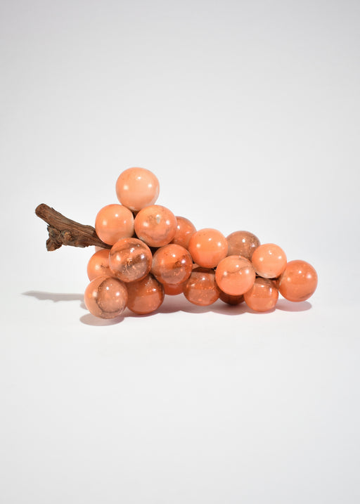 Alabaster Grape Sculpture