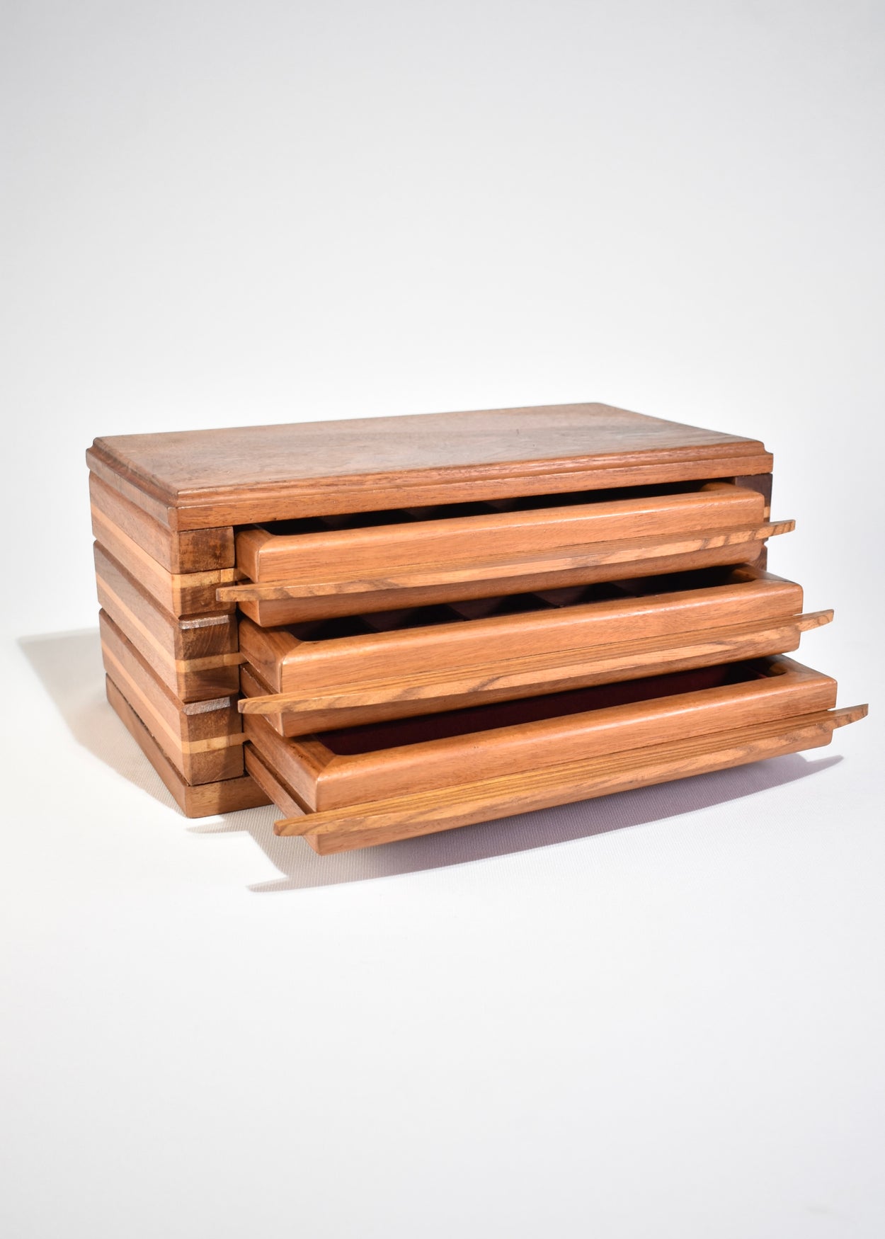 Hand-Crafted Wooden Jewelry Box
