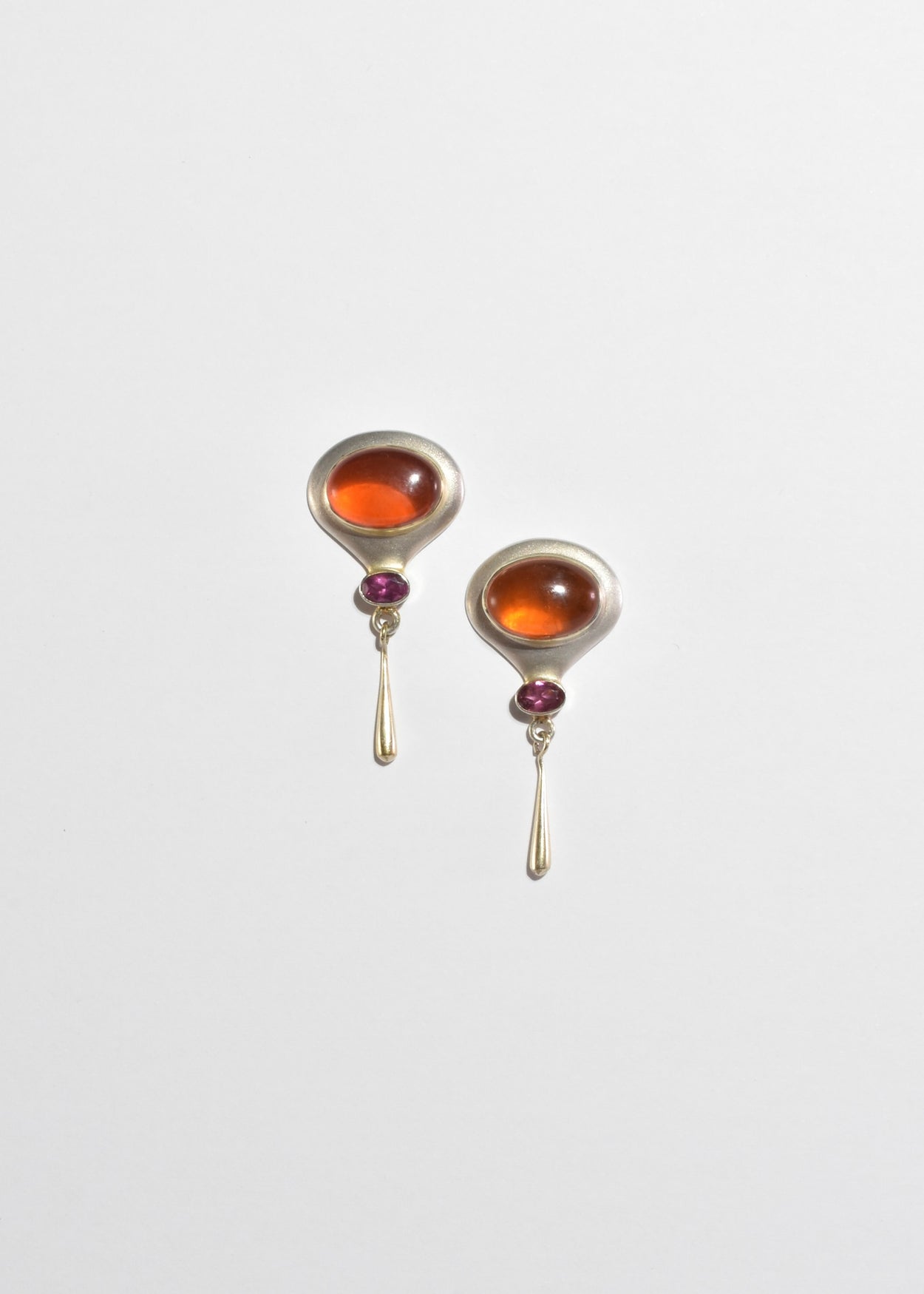 Amber Tourmaline Earrings
