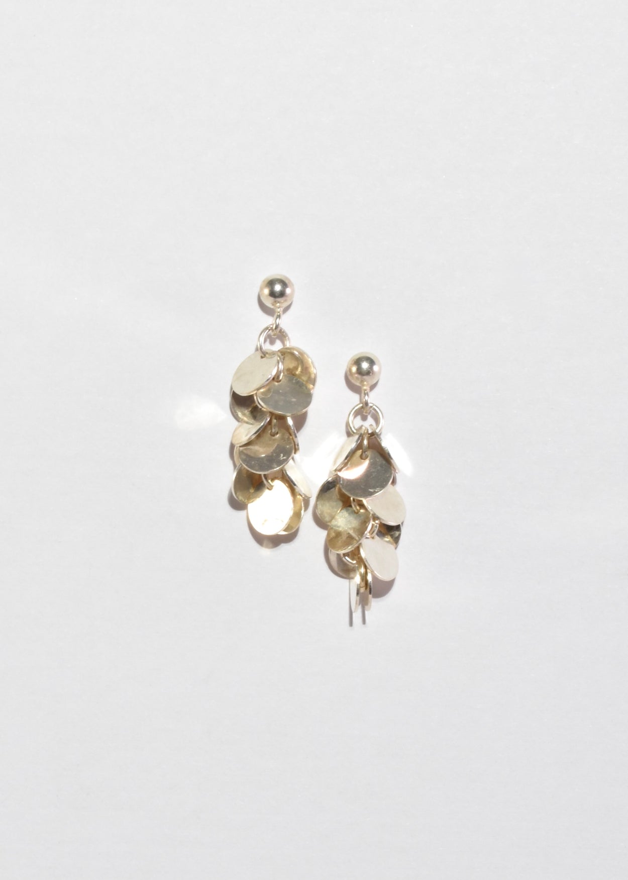 Disc Fringe Earrings