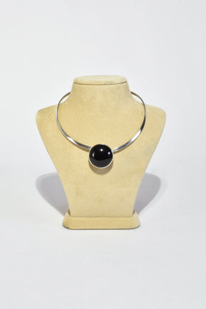 Modernist Onyx Necklace